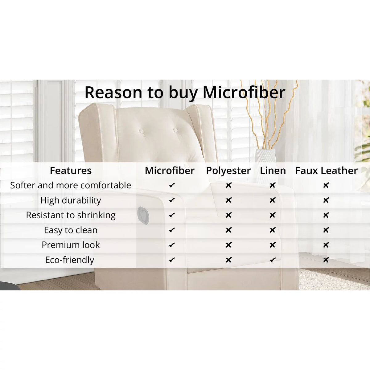 Swivel Glider Rocker Recliner Microfiber R313