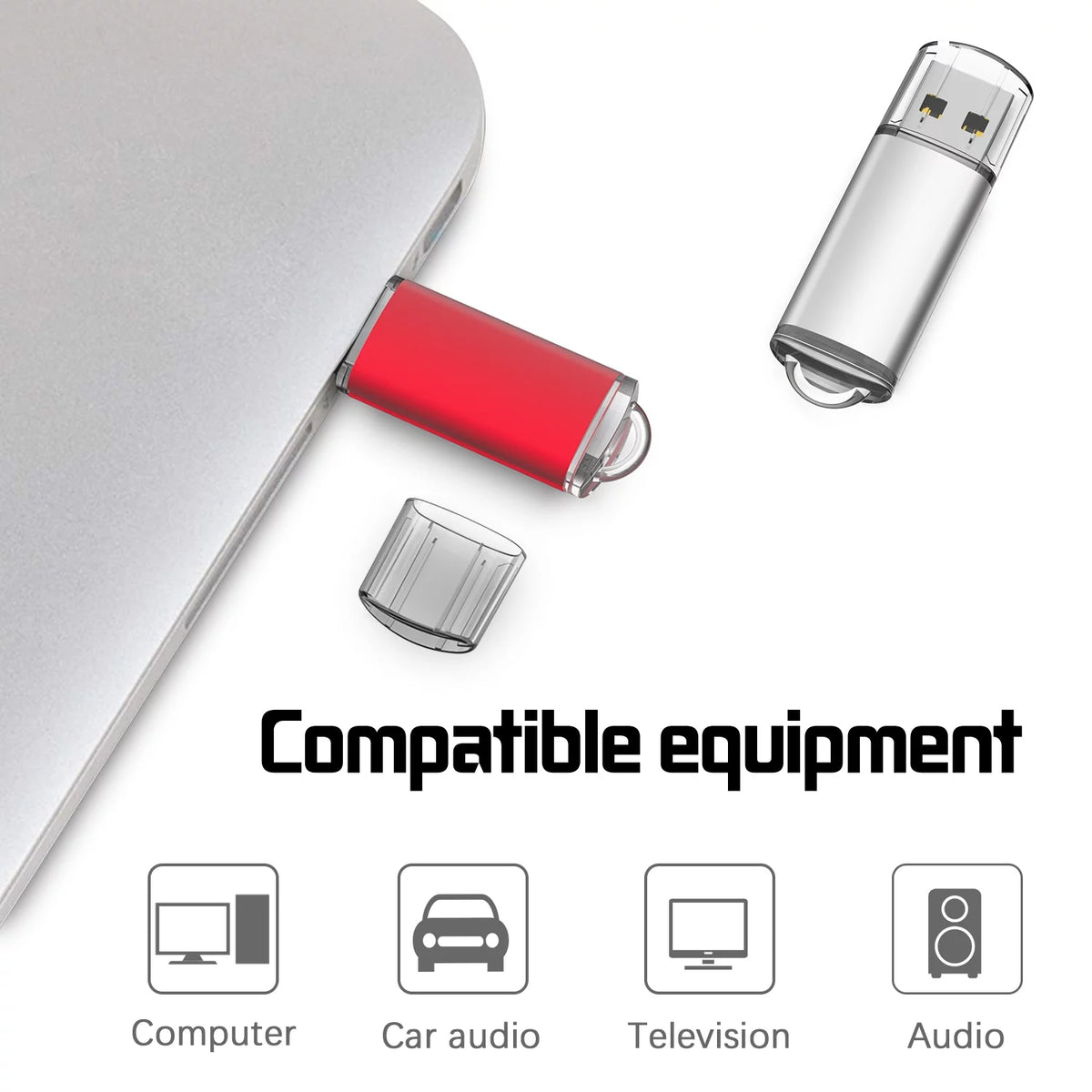Multicolor 10pack 4 GB USB 2.0 Flash Drives M526993