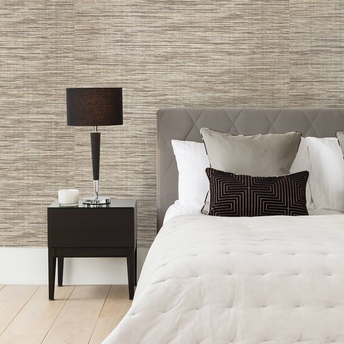 Brown Grasscloth Wallpaper F380