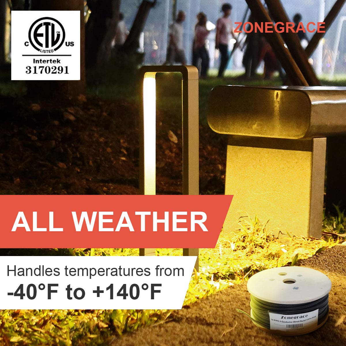 14AWG 2-Conductor Direct Burial Wire S6252