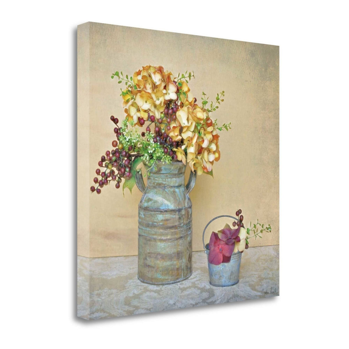 Caramel Hydrangeas Fine Art Giclee Print Y60809