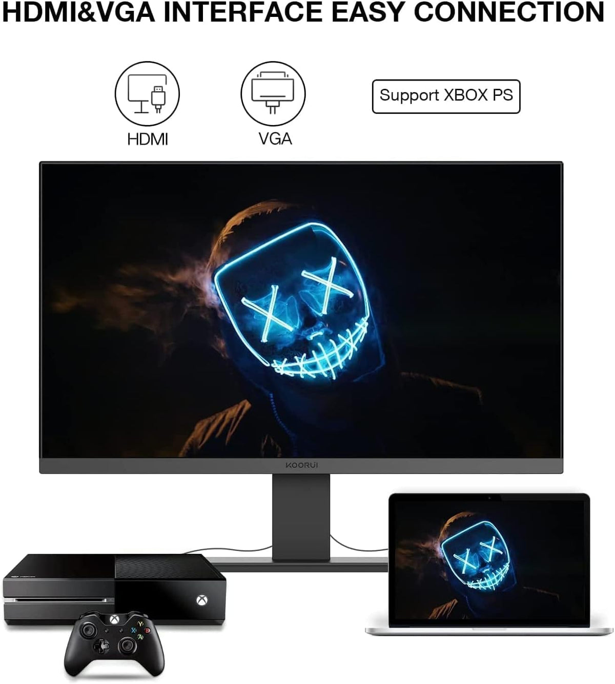 22 inch FHD 1080P 75hz VA LED Monitor A365