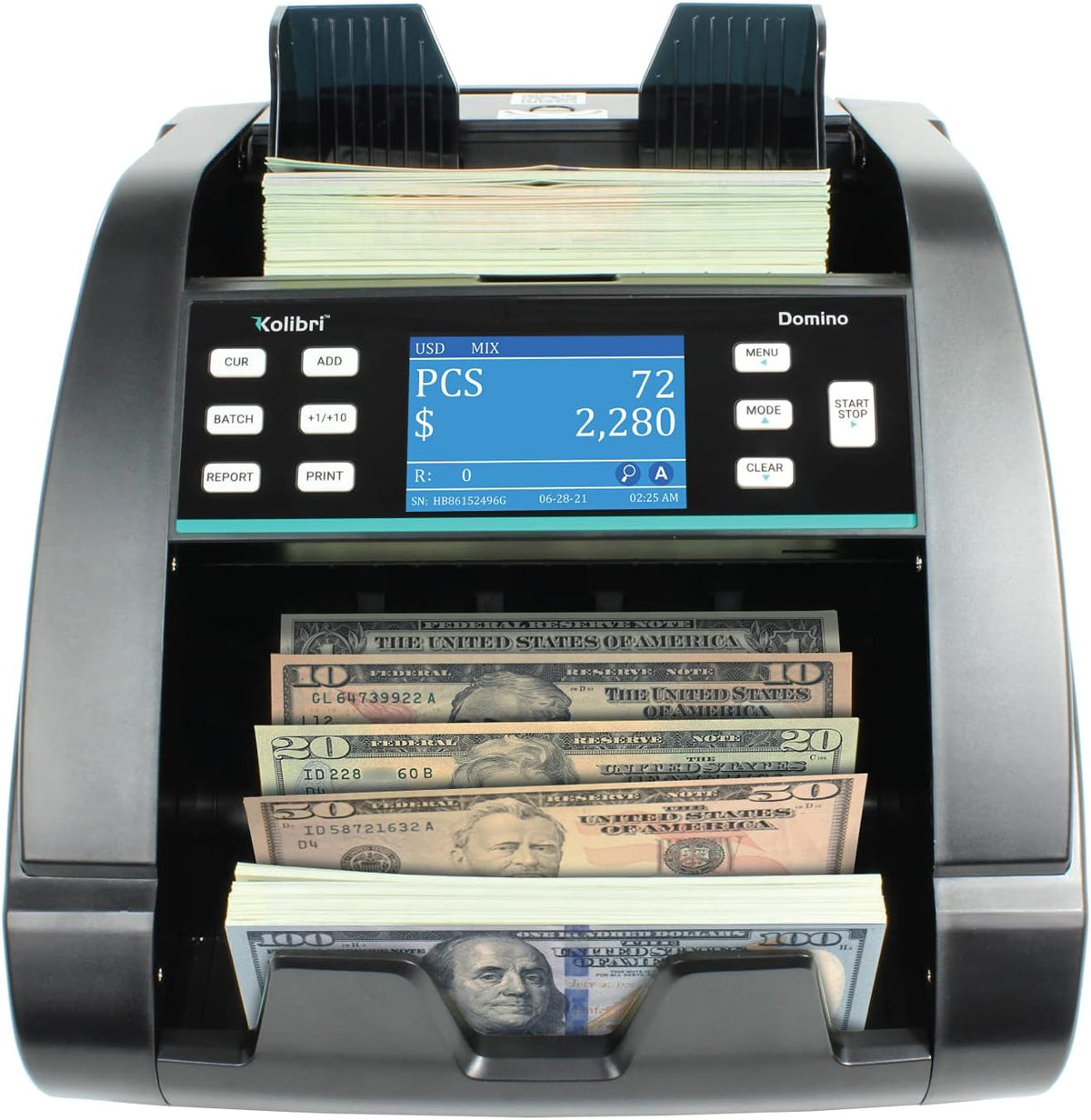 Money Counter Machine with Counterfeit Bill Detector S184