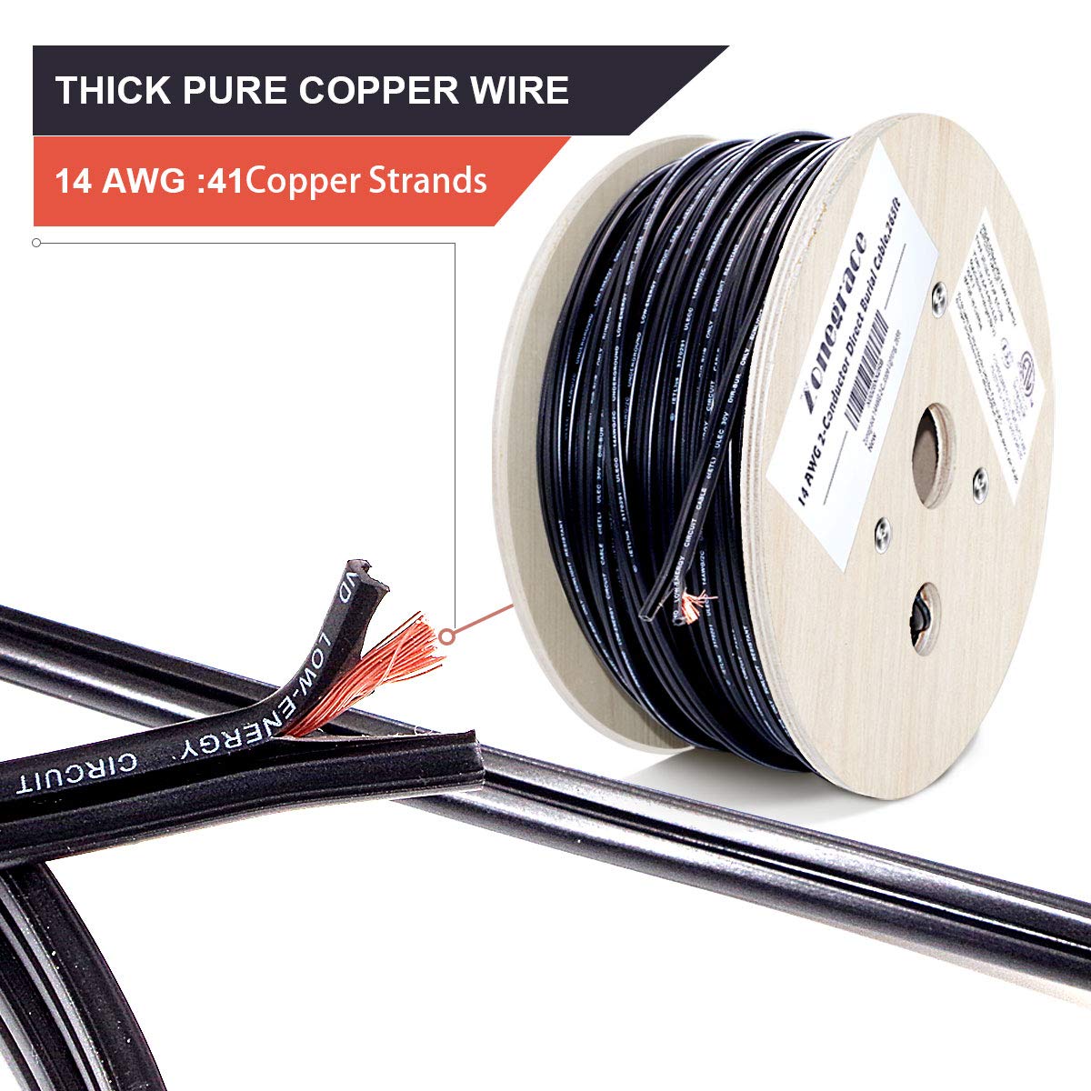 14AWG 2-Conductor Direct Burial Wire S6252