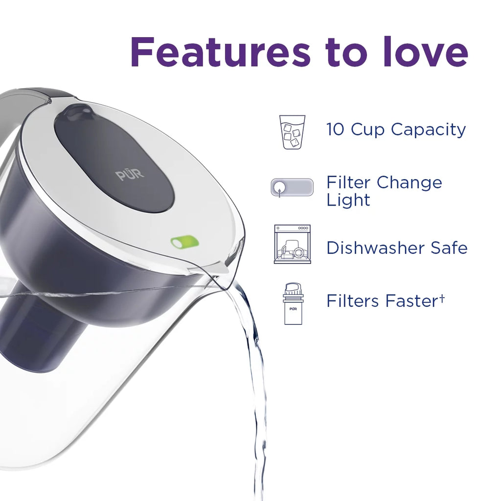 10-Cup Water Pitcher Filtration System W51161
