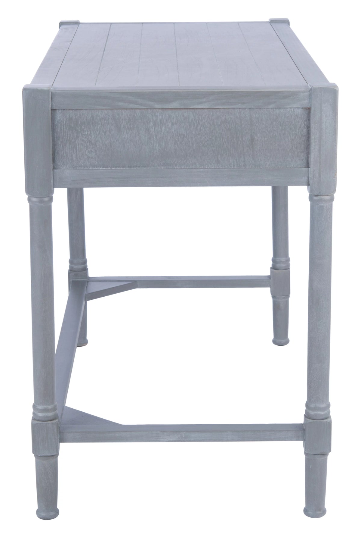 White Washed Grey 2-Drawer Writing Desk V8144