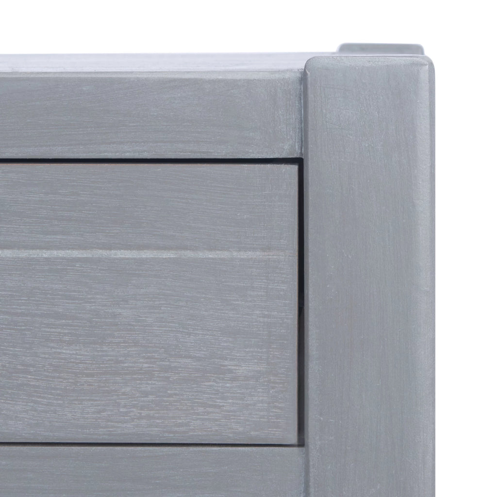 White Washed Grey 2-Drawer Writing Desk V8144