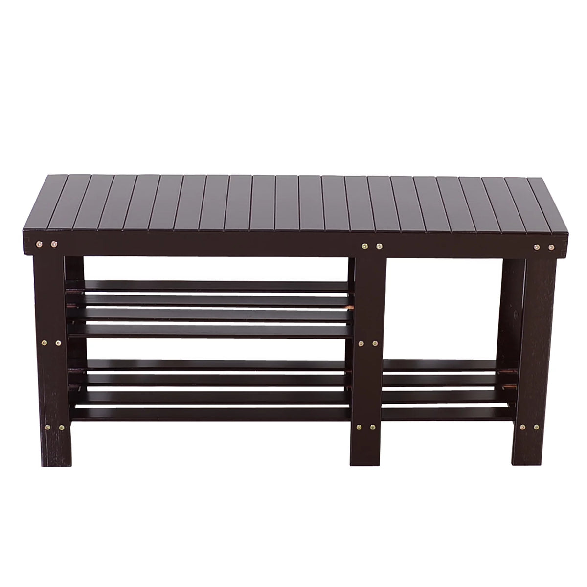 90cm Natural Bamboo Shoe Rack Organizer A6979