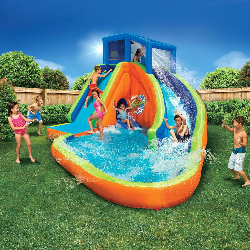 Inflatable Kiddie Pool with Slides & Cannons (6 Pack) A17613