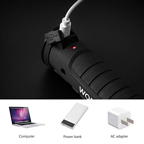 2 Pack Rechargeable LED Work Lights with Magnetic Base M950128