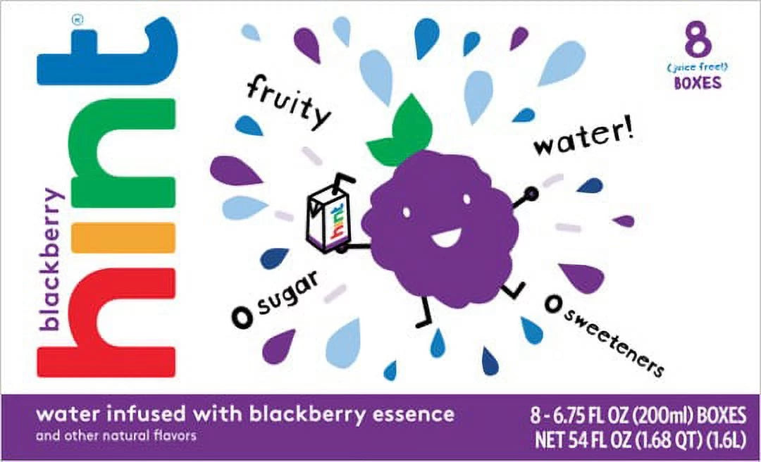 Blackberry Water 32 Pack 6.75 Fl Oz C508