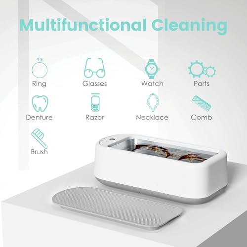 50W 25oz 60KHz Ultrasonic Jewelry Cleaner Y41445