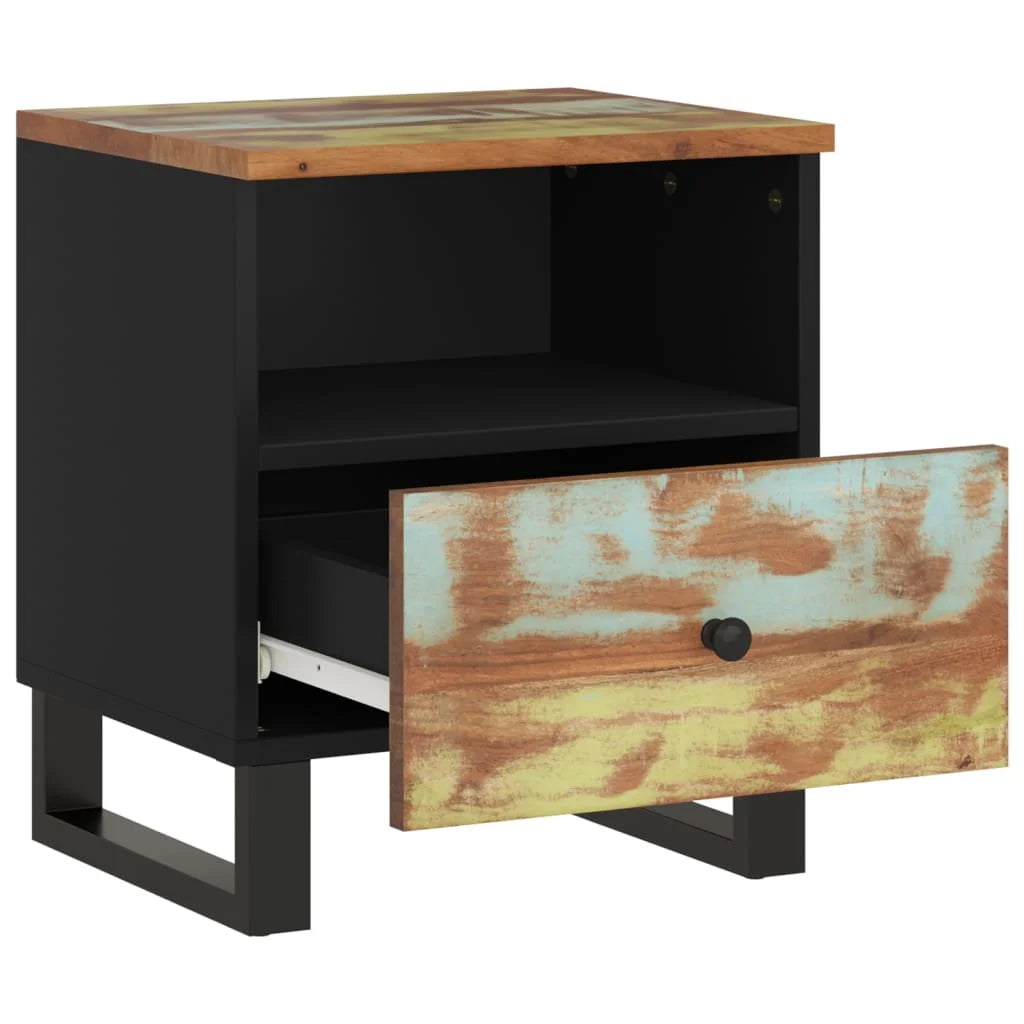 Solid Wood Bedside Cabinet J797889
