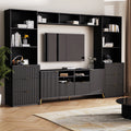 Modern TV Stand with 13 Shelves, 8 Drawers and 2 Cabinets M825