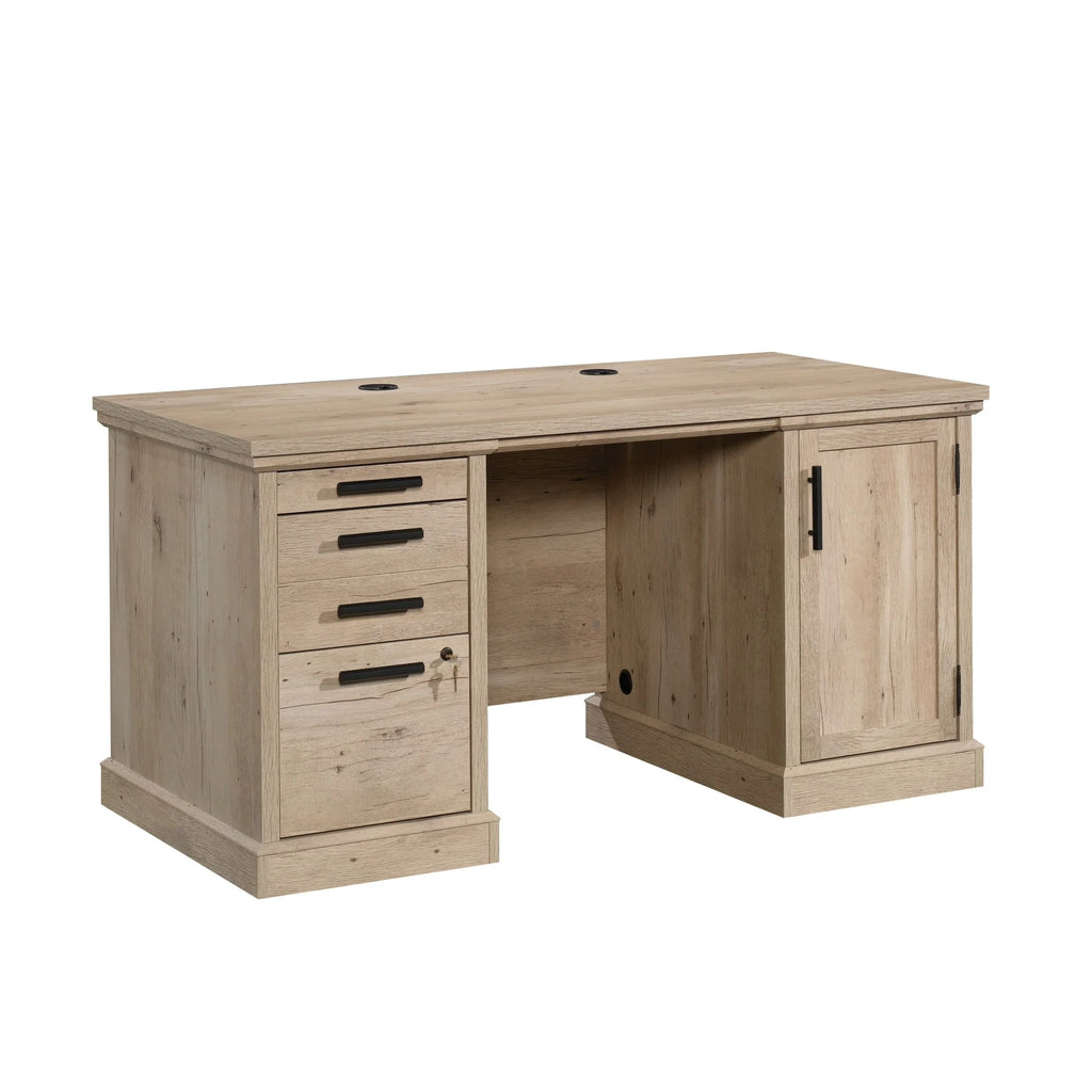 60" Engineered Wood Double Pedestal Desk I445803