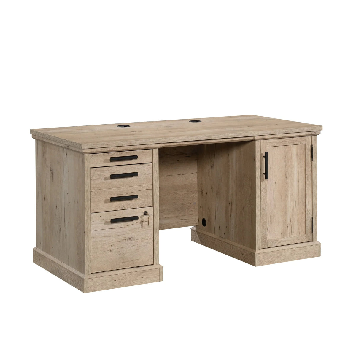 60" Engineered Wood Double Pedestal Desk I445803