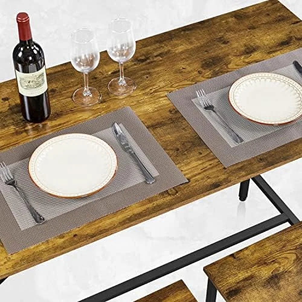 3 Piece Counter Height Table with Stools Set of 2 C30645