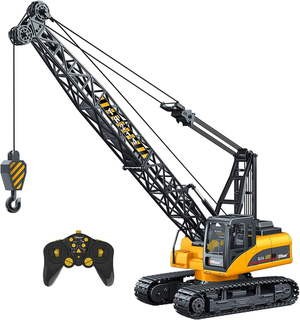15 Channel 1:14 Scale Battery Powered RC Construction Toy Crane E32569