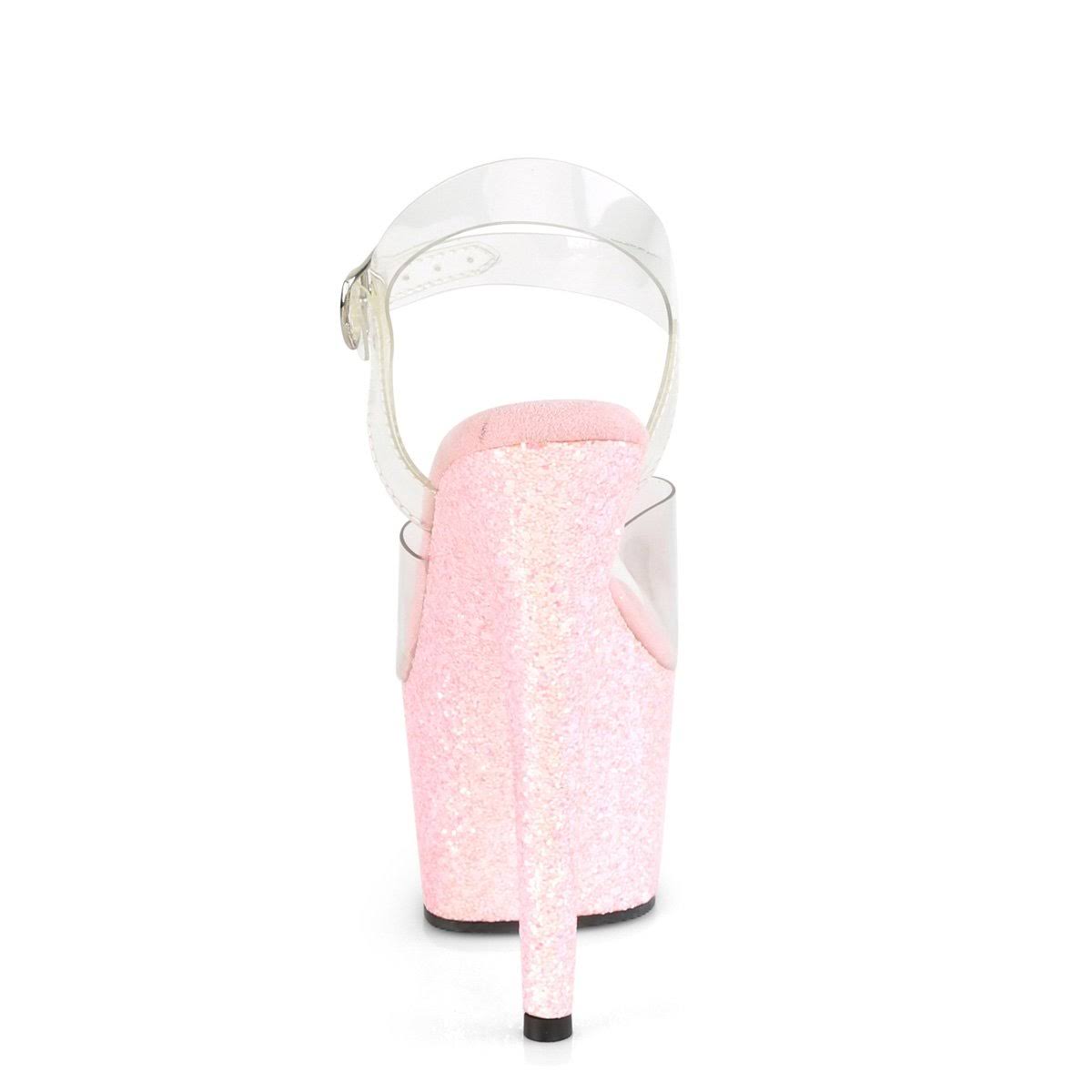 Clear Silver Multi Glitter Shoes L954