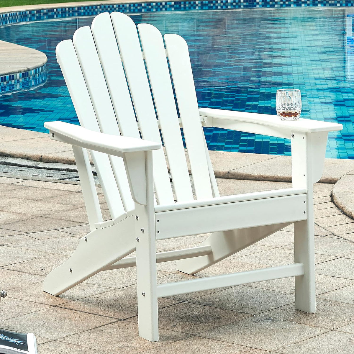 Slate Grey Weather Resistant Adirondack Chair W1917