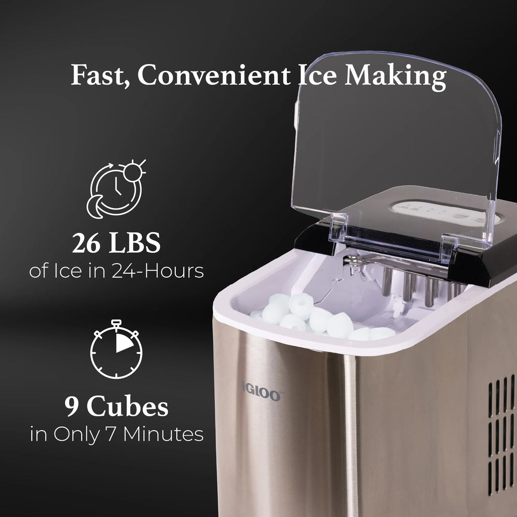 26-Pound Automatic Portable Countertop Ice Maker Q458