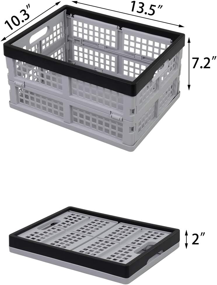 16 L Plastic Collapsible Storage Crate P451