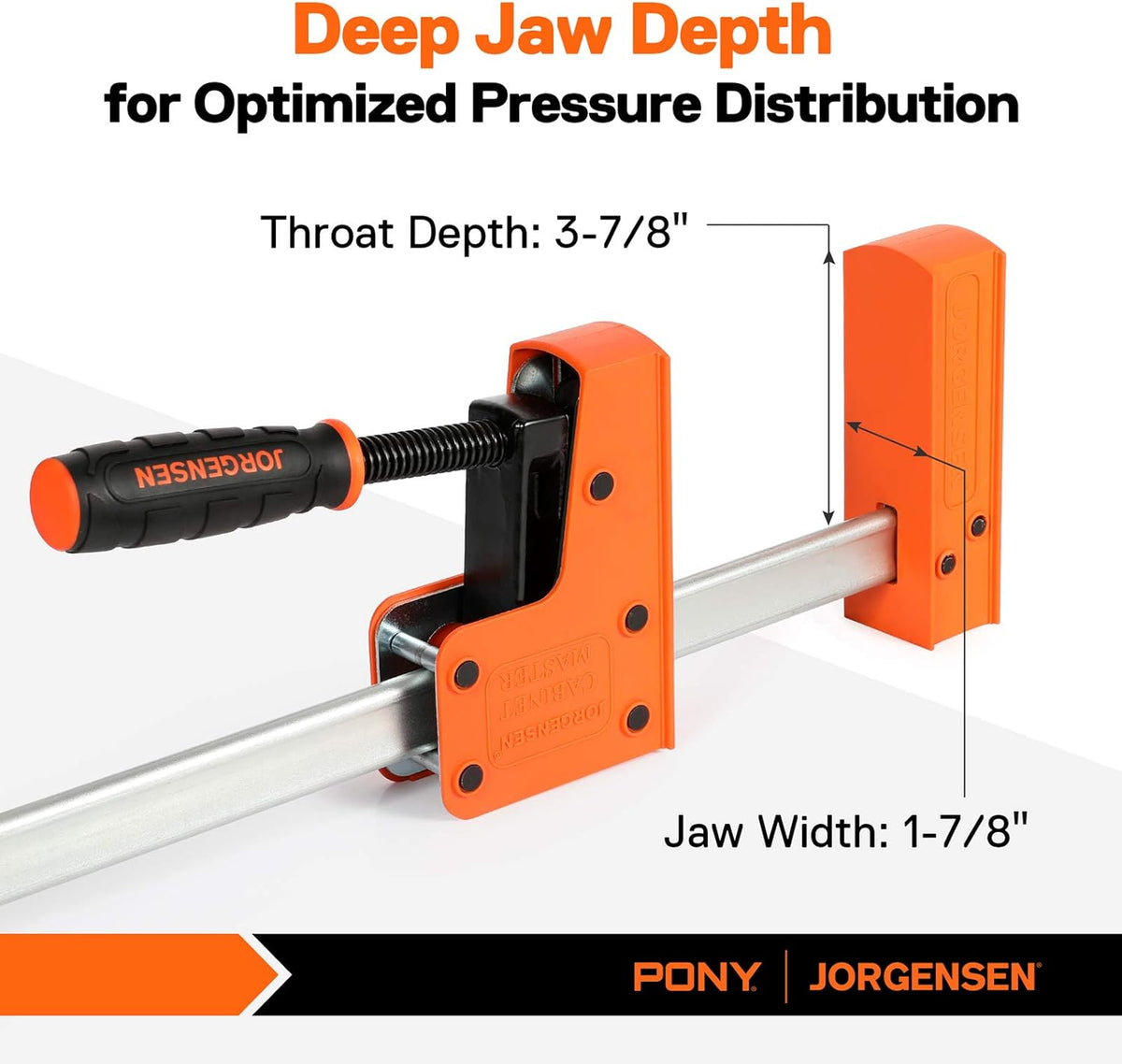 36-inch 90° Parallel Jaw Bar Clamp Set, 2-pack I7127