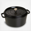 Cast Iron 4 qt Round Dutch Oven, Matte Black T7552