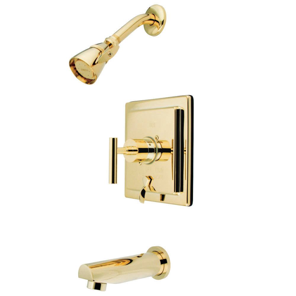 Polished Brass Tub Shower Faucet L14111
