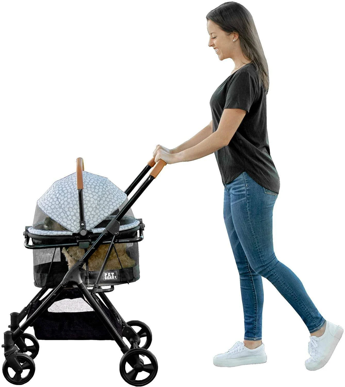 Jet Black Dog & Cat Stroller A64229