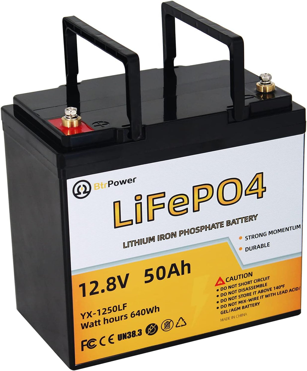 12V 200Ah LiFePO4 Deep Cycle Lithium Battery Y22792