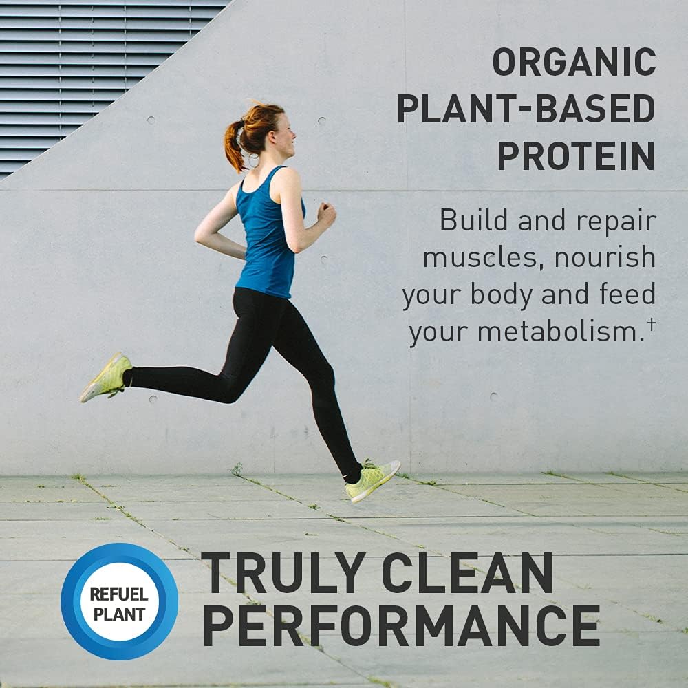 Organic Vegan Chocolate Plant Protein Powder, 19 Servings Pack of 2 U560818