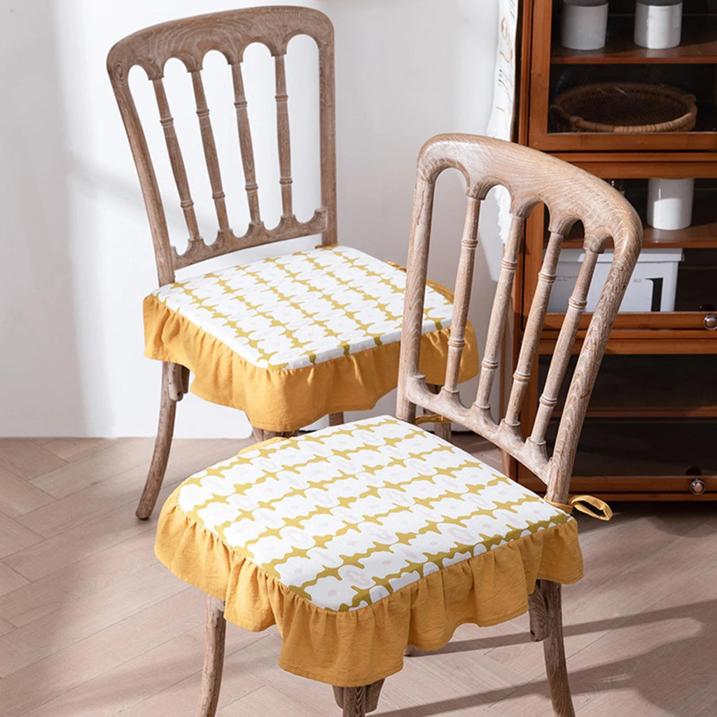 Yellow Tatami Floor Seating Cushion H6842
