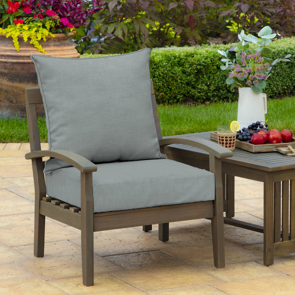 Water Repellent Fade Resistant Deep Seat Cushion Set X1634