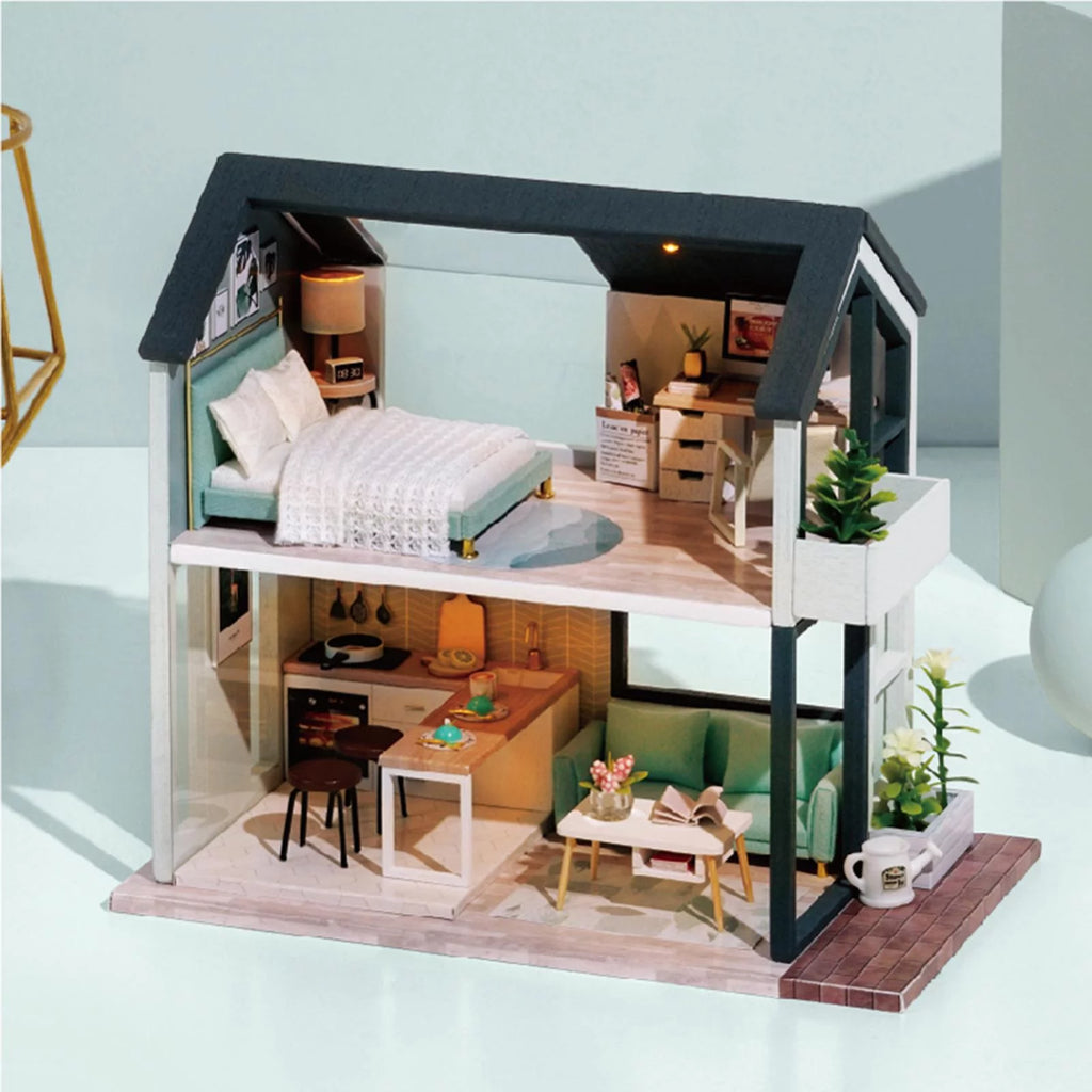 1/24 Scale DIY Wooden Miniature Dollhouse Furniture Q135