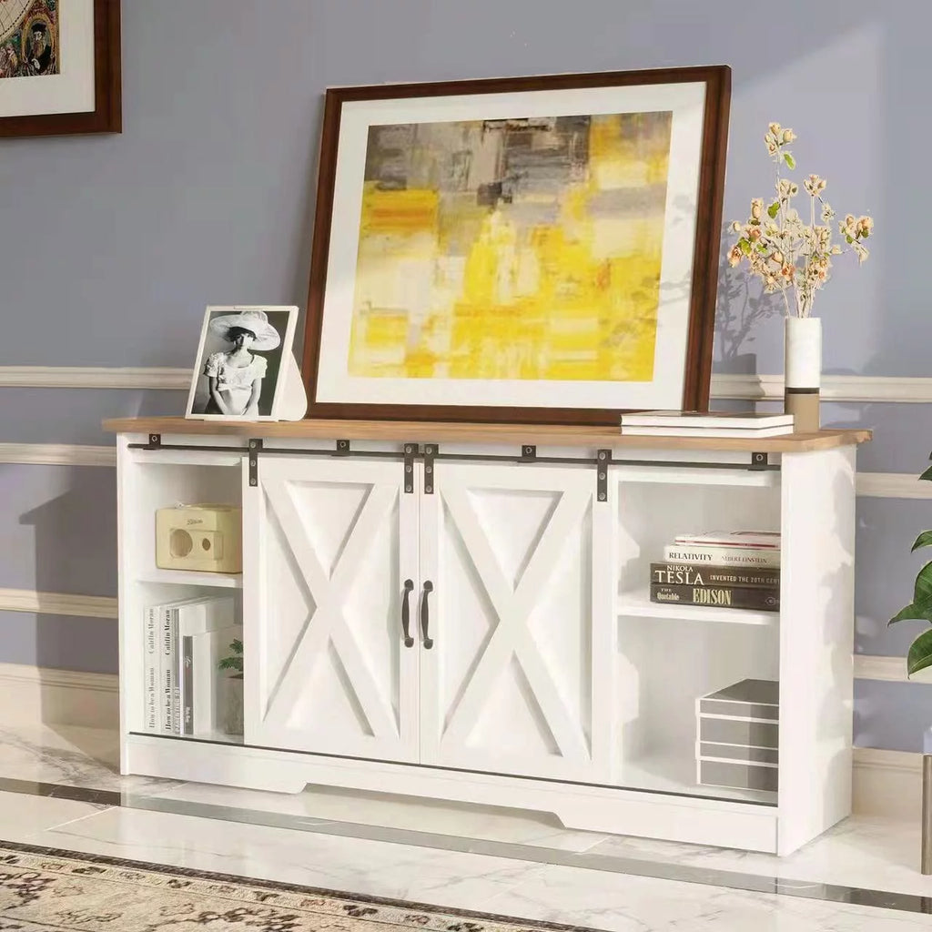 59'' White TV Stand E972125