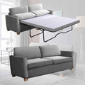 Velvet Full Size Pull Out Sofa Bed F24761