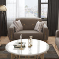 Brown Microfiber Sleeper Loveseat J59934