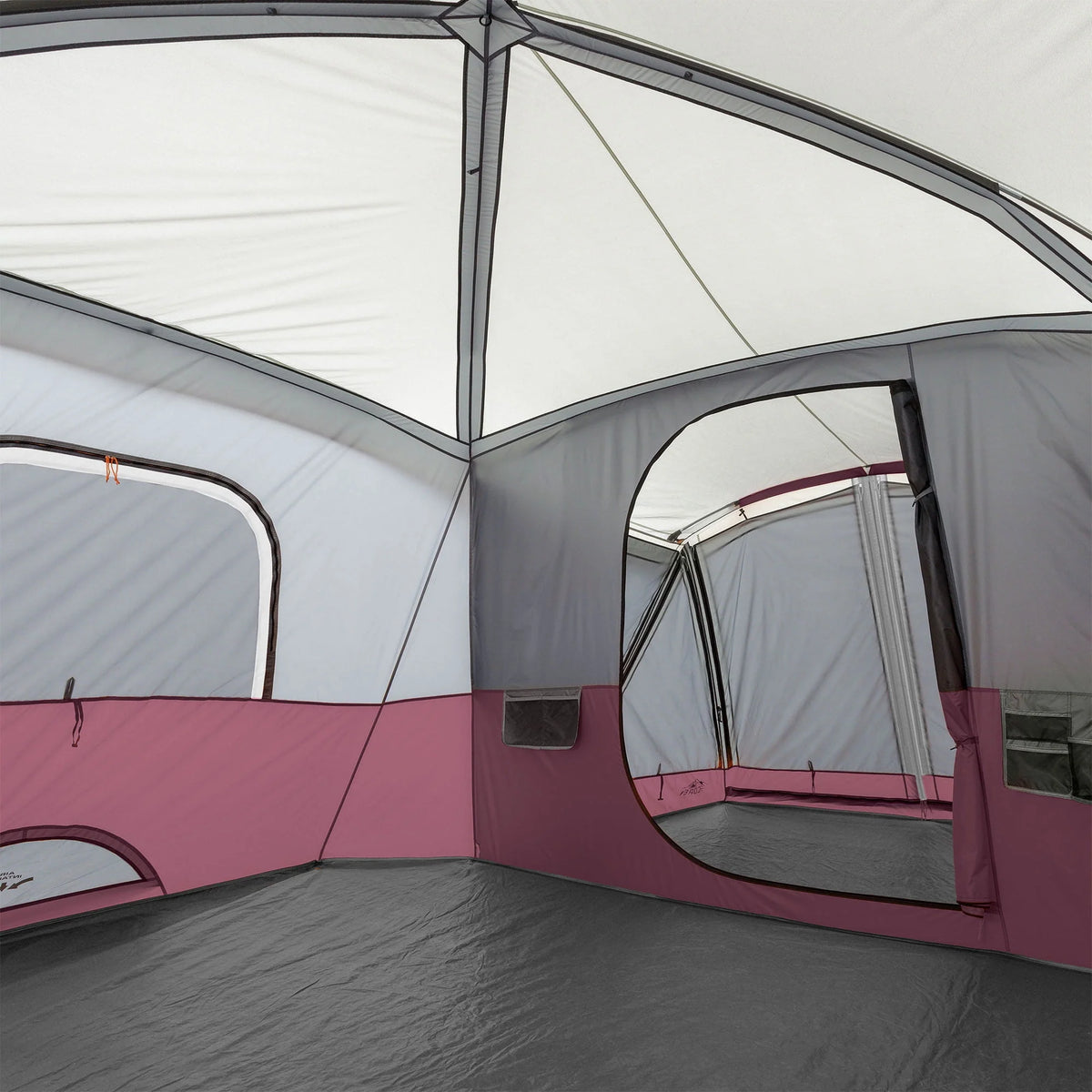 11-Person Camping Cabin Tent with Screen Room, Red X561