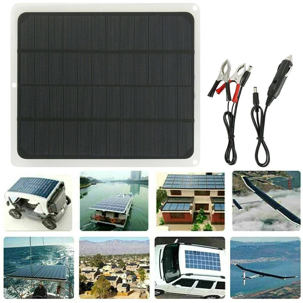 20W Solar Panel 12V Battery Charger H68274