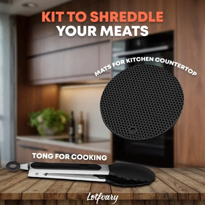 Chicken Shredder with Tong and Anti Slip Mat C44979