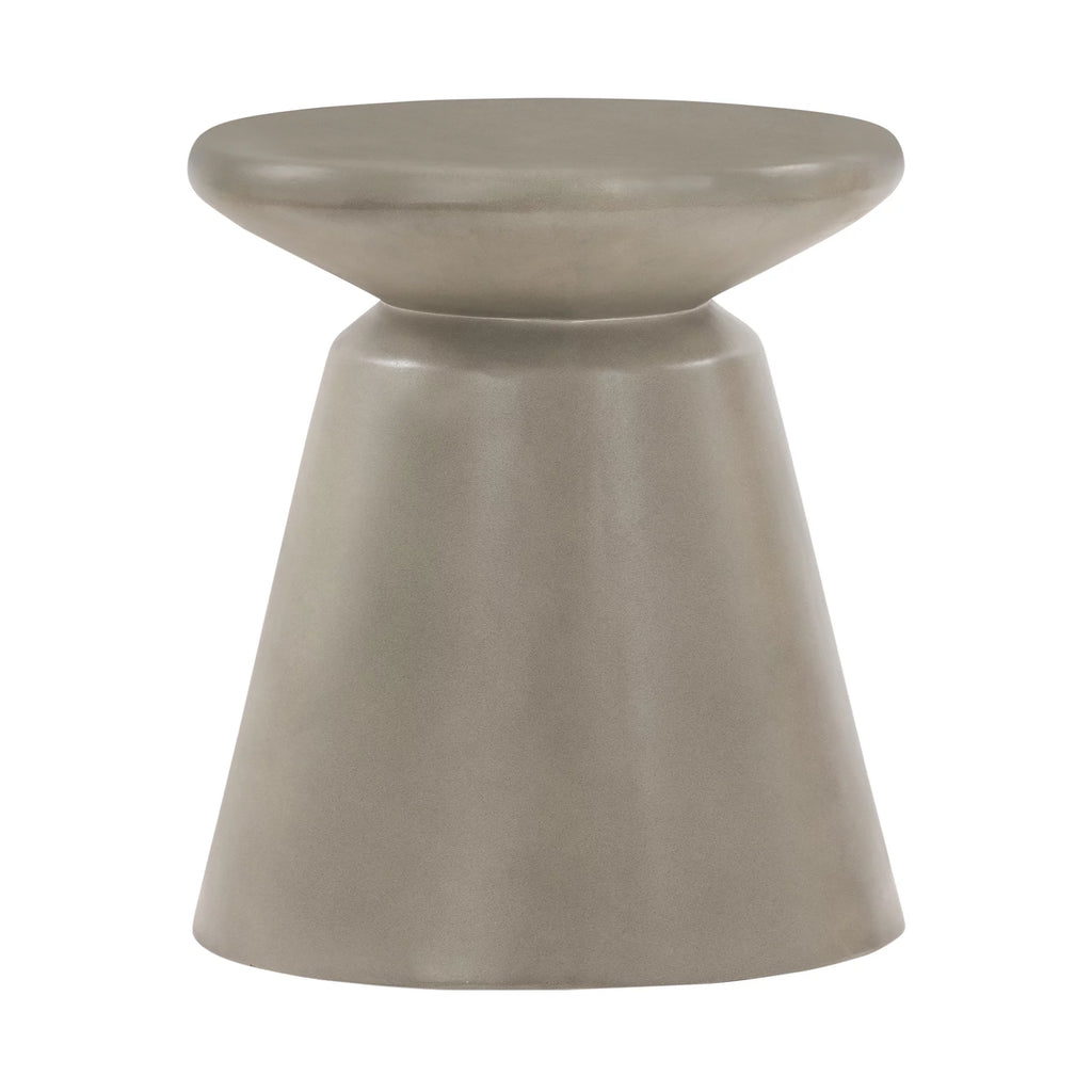 Gray Indoor Outdoor Accent Stool End Table E71702