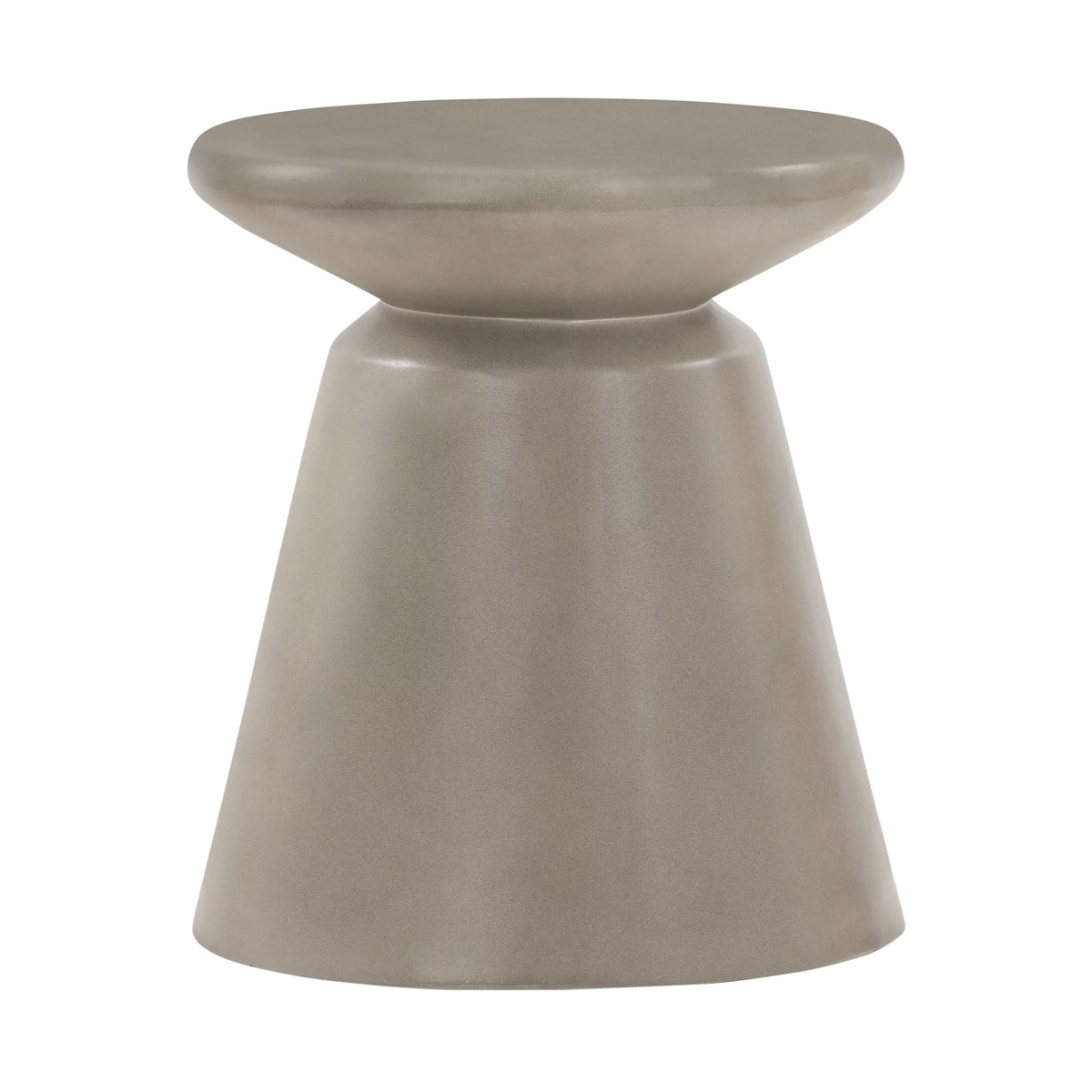Gray Indoor Outdoor Accent Stool End Table E71702