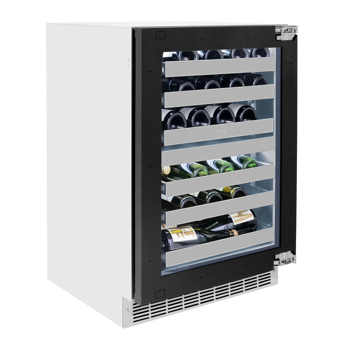 24 Bottle Dual Zone Wine Cooler with Glass Door P997