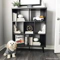 Mid Century 7 Cube Storage Organizer Bookshelf Q52062