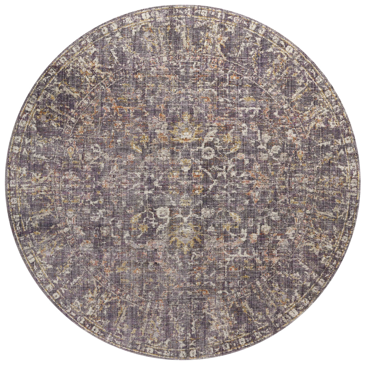 Graphite Multi 7'9 x 7'9 Round Rug A70846