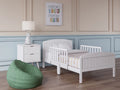 Off-White Wooden Toddler Bed V18354