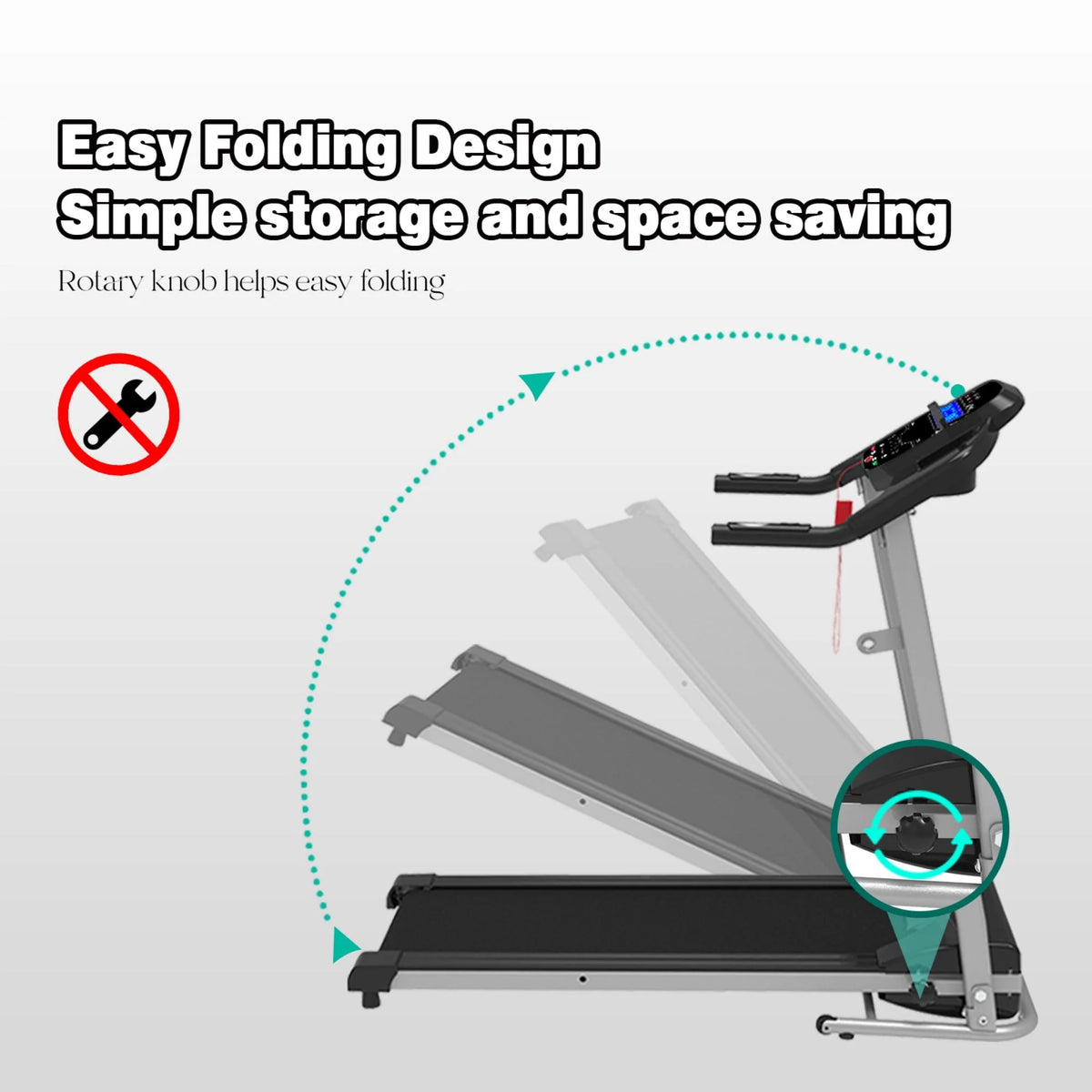 Folding Treadmill with Incline N110