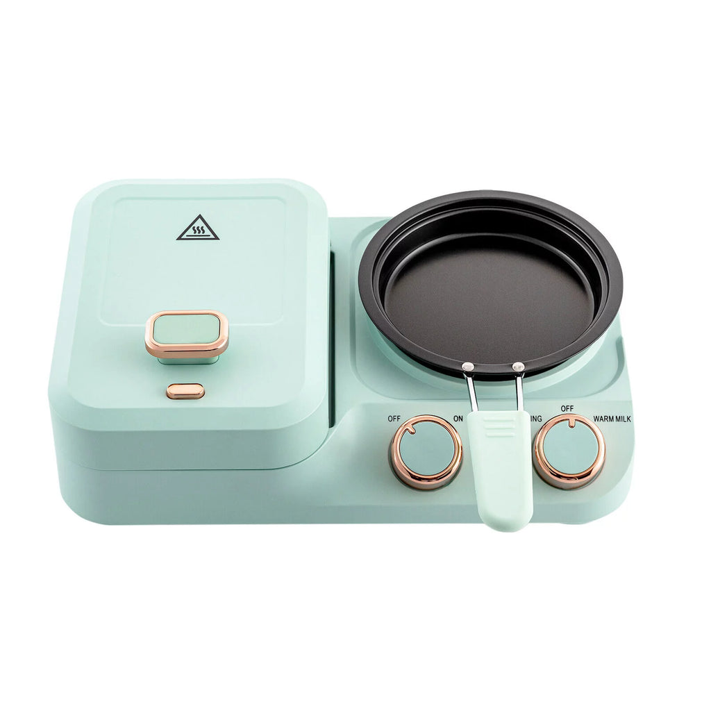 Electric Breakfast Station Mini Toaster Sandwich Machine Non-stick S850