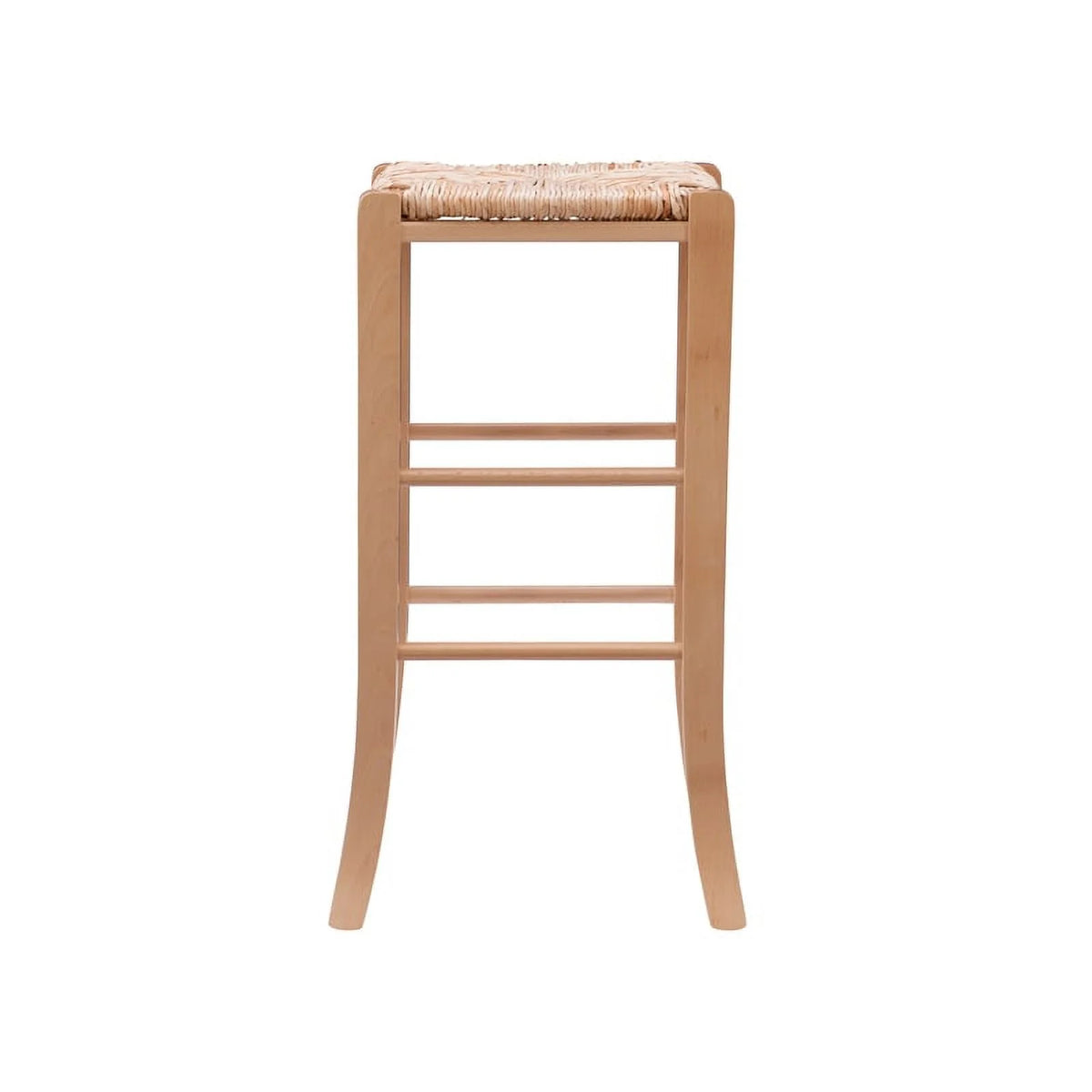 29.15" Traditional Wood Backless Bar Stool V6928